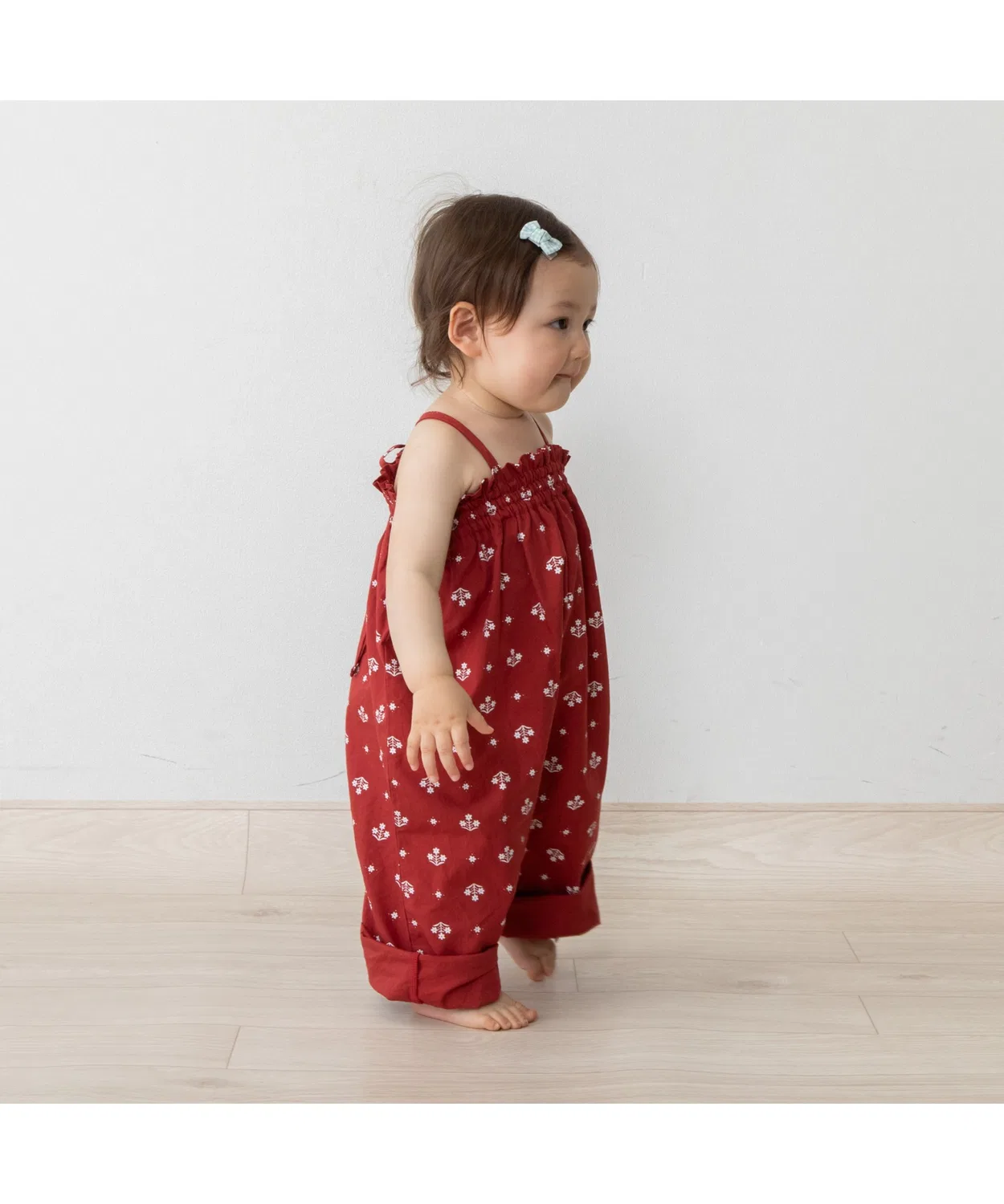 Детский комбинезон-боди с принтом бутонов FirstCloset×mio Toys"R"Us/Babies"R"Us, Красный — фото 3