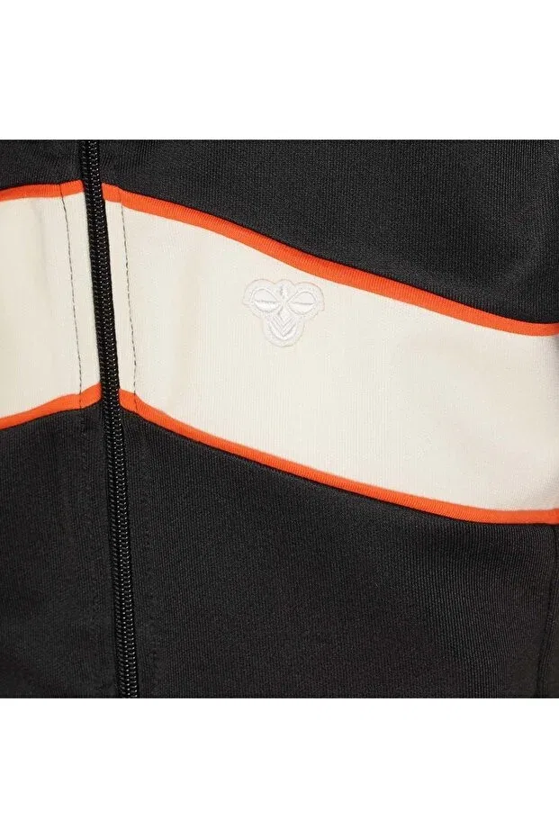 Детские свитшот на молнии для девочек с длинным рукавом Hummel, Black — фото 4