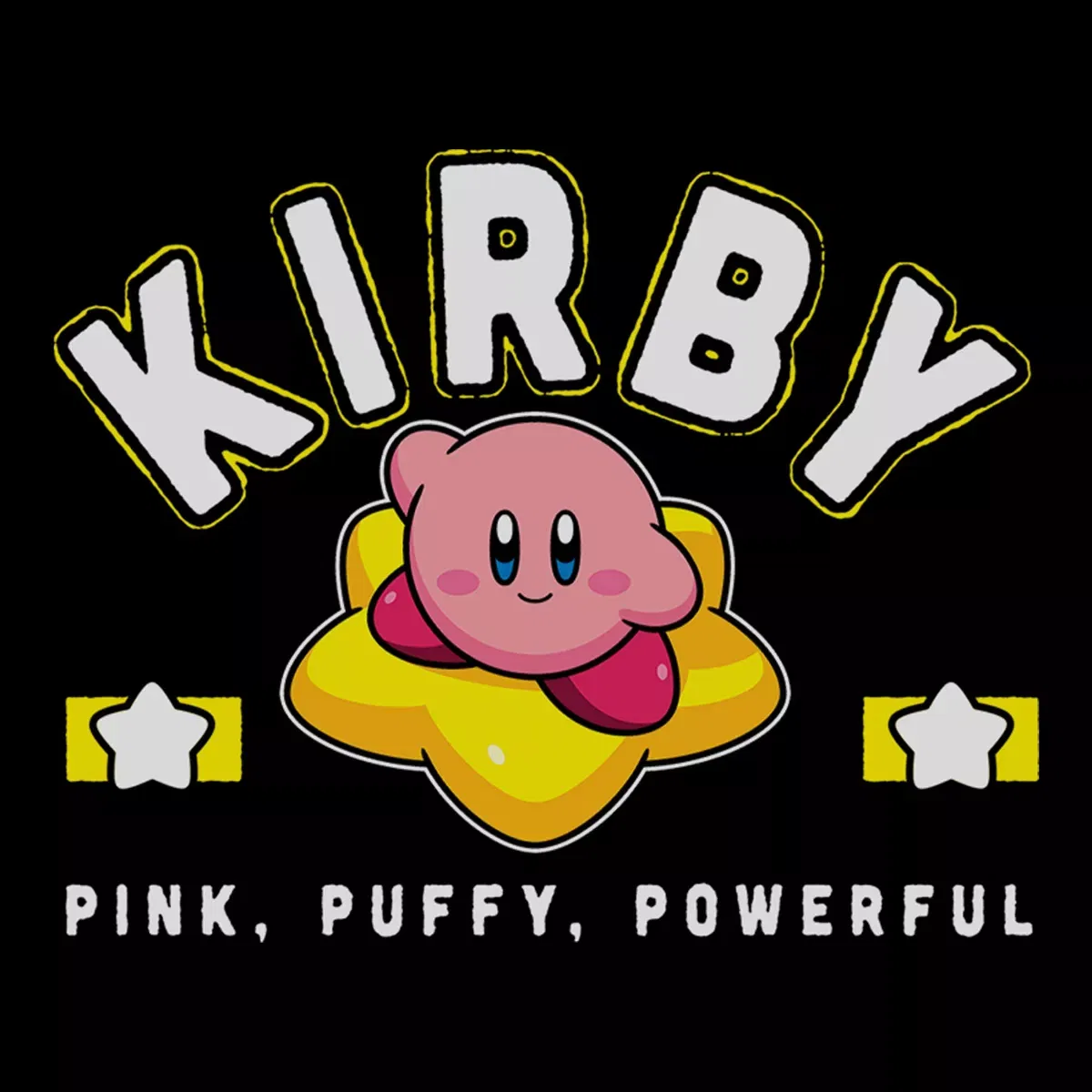 Детское графическое худи с принтом Kirby Nintendo, Black — фото 2