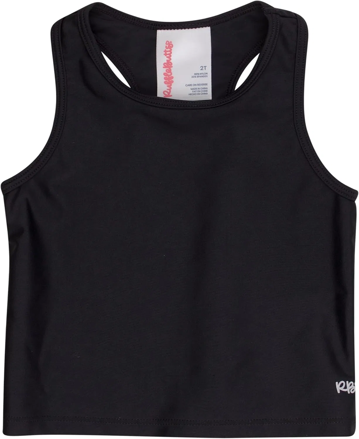 Детский активный топ RuffleButs, UPF50+, Black