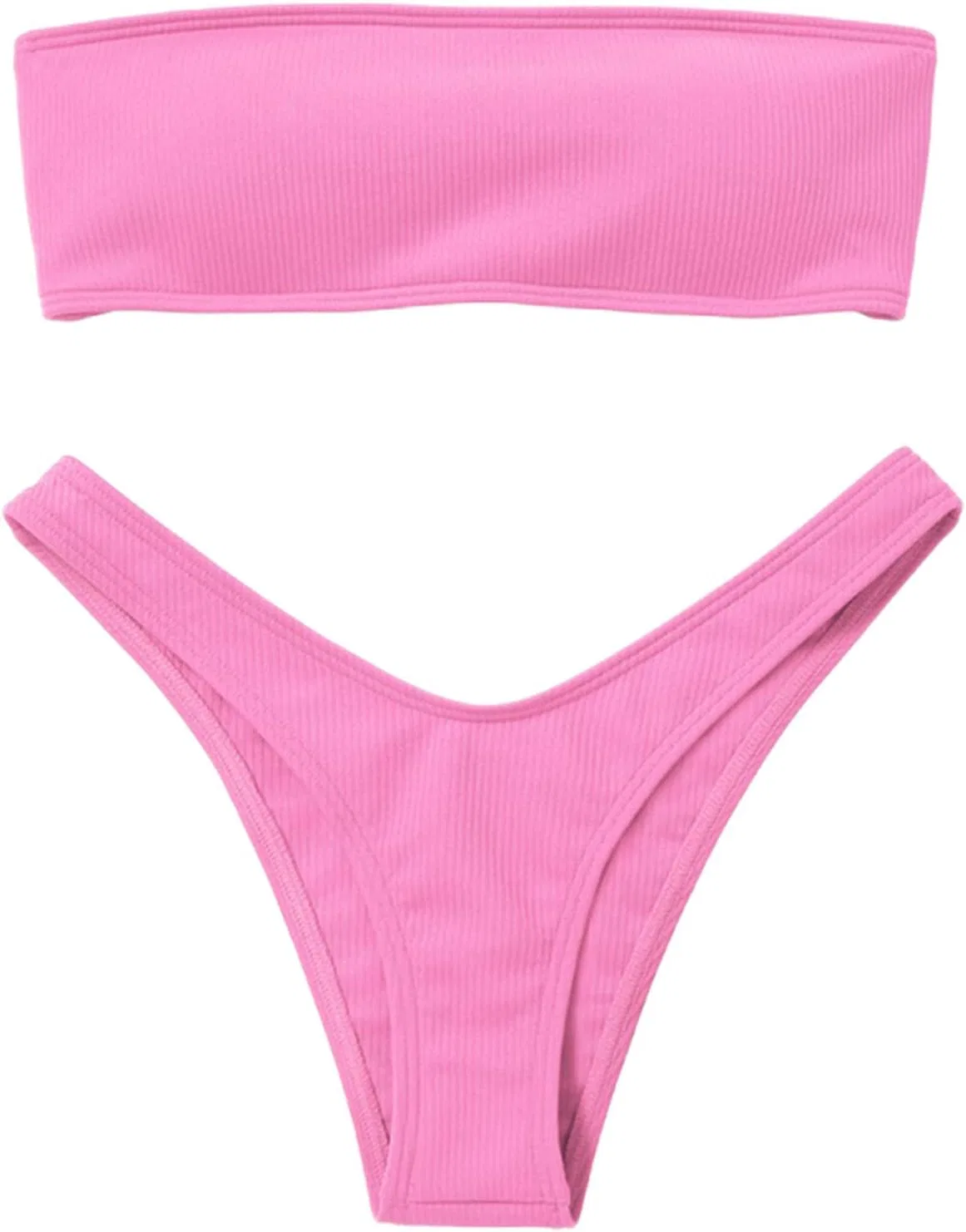 Женский бикини с принтом Split Body, Pink