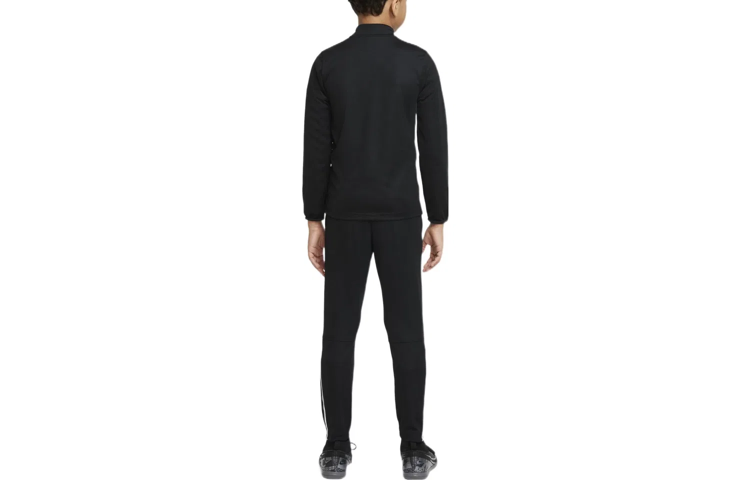 Детский комплект спортивной одежды с воротником-стойкой Nike, Цвет Black Black — фото 3