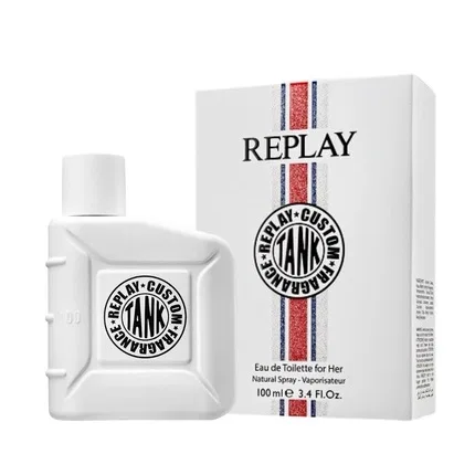 Туалетная вода цветочно-шипровая Replay Tank Custom For Woman, 100 мл