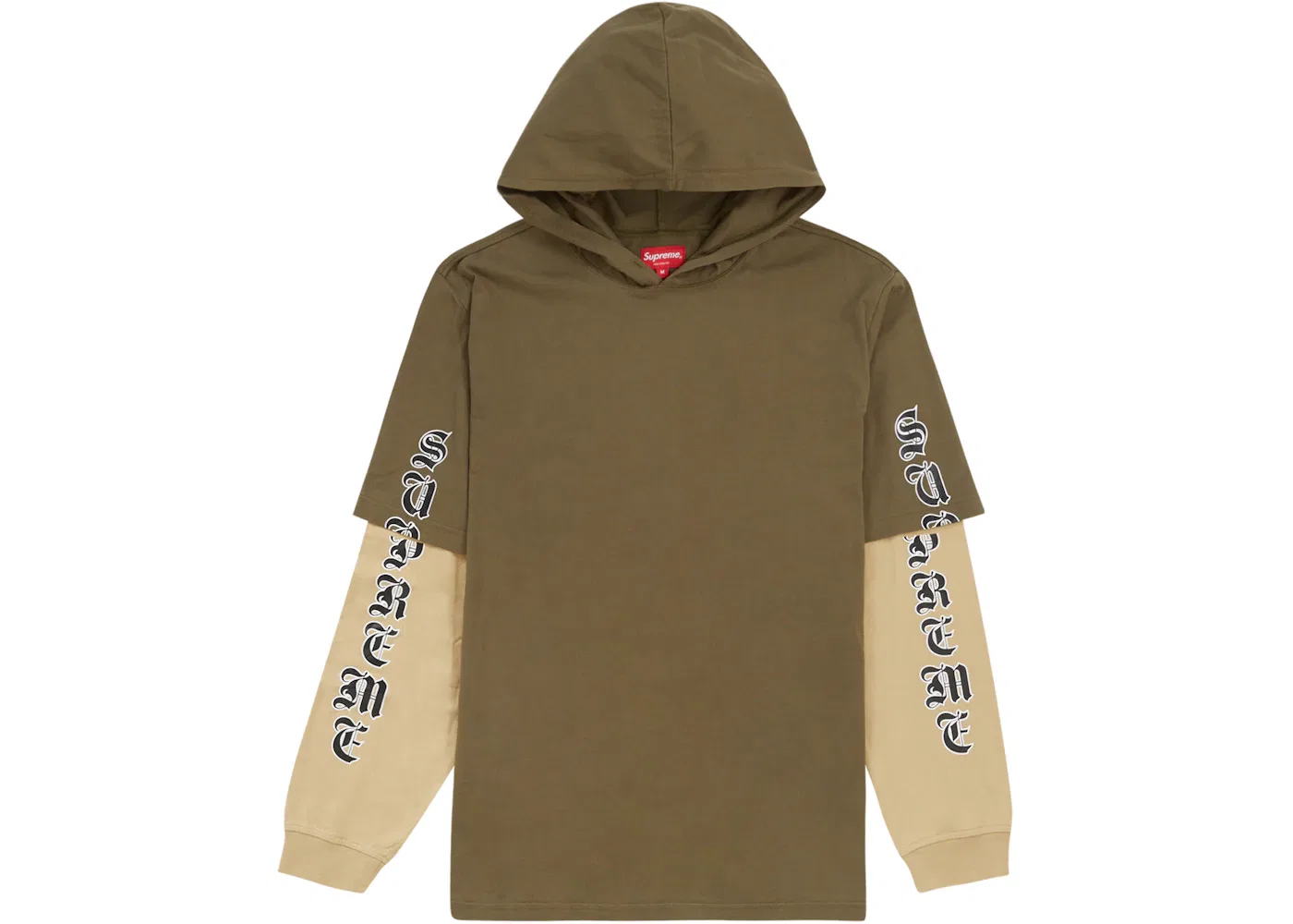 Мужской свитшот с капюшоном Supreme Top, Olive