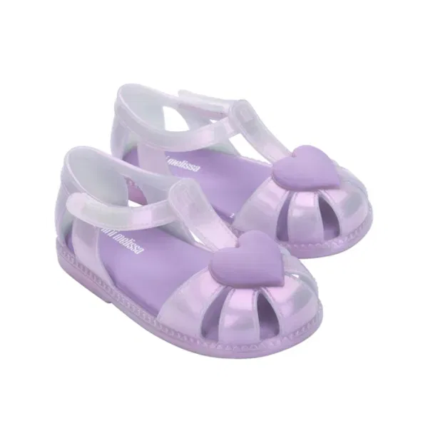 Сандалии с сердечками Minmelissa, фиолетовый
