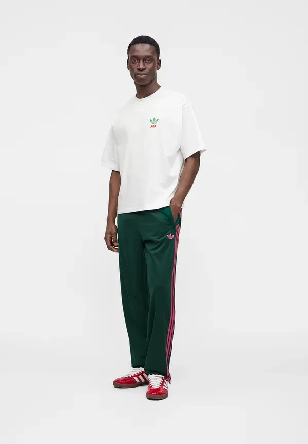 Тренировочные штаны Firebird унисекс Adidas Originals, зеленый/розовый — фото 2