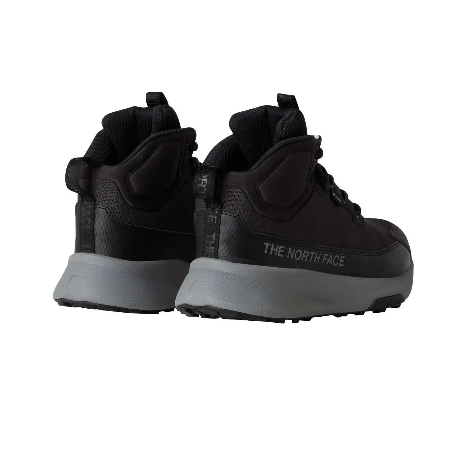Детские походные ботинки с низким берцем The North Face, Black/Concrete — фото 4