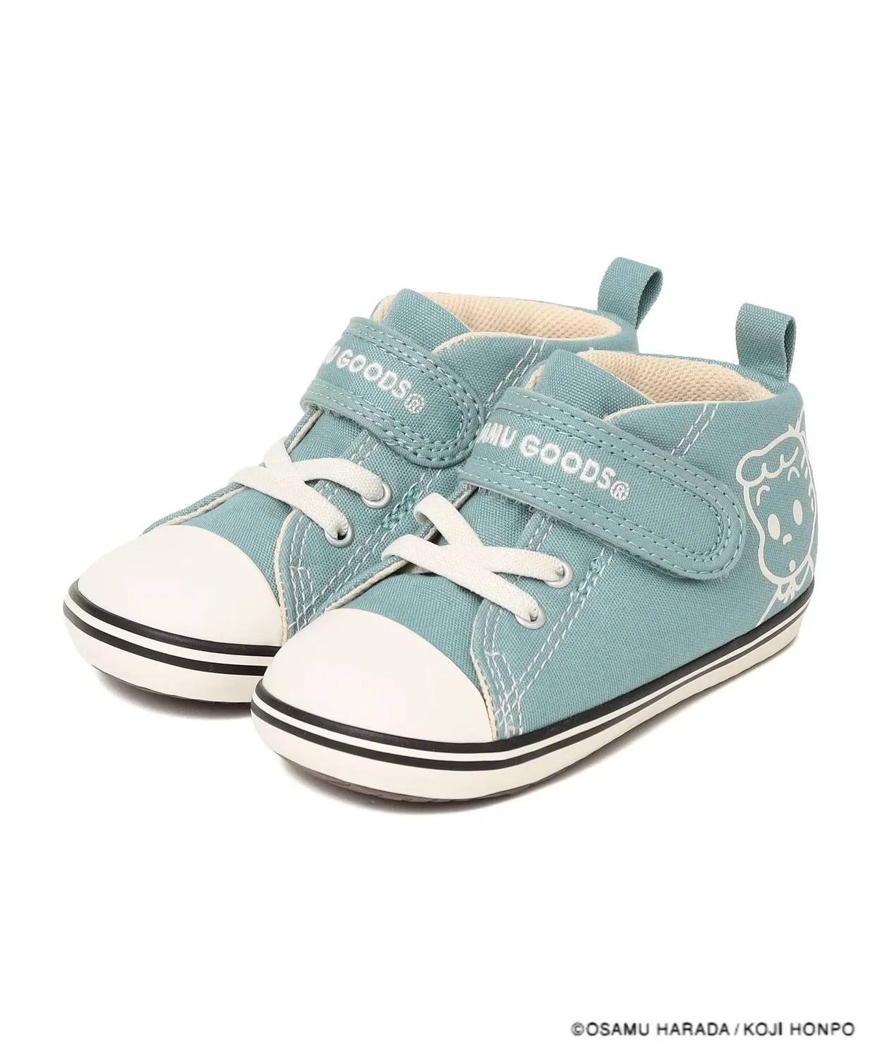 Детские кроссовки CONVERSE BABY OSAMU GOODS с принтом, голубые
