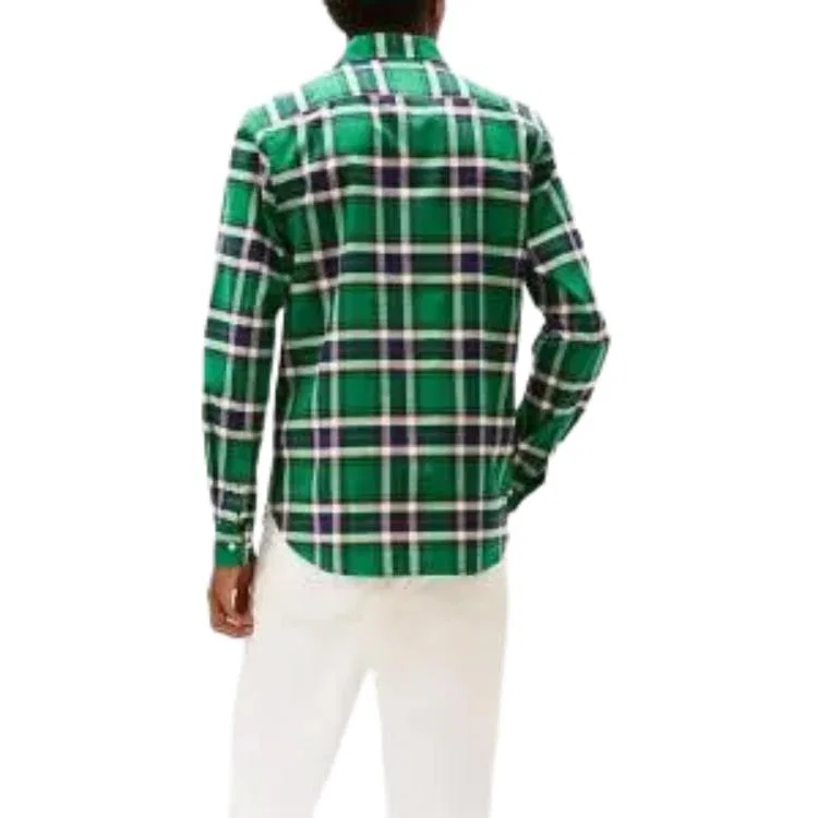 Мужская рубашка с отложным воротником Tommy Hilfiger, Nouveau Green — фото 3