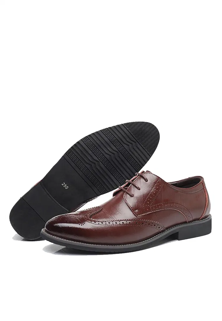 Туфли оксфордские классические, кожа, модель MC7196 Twenty Eight Shoes, коричневый — фото 3