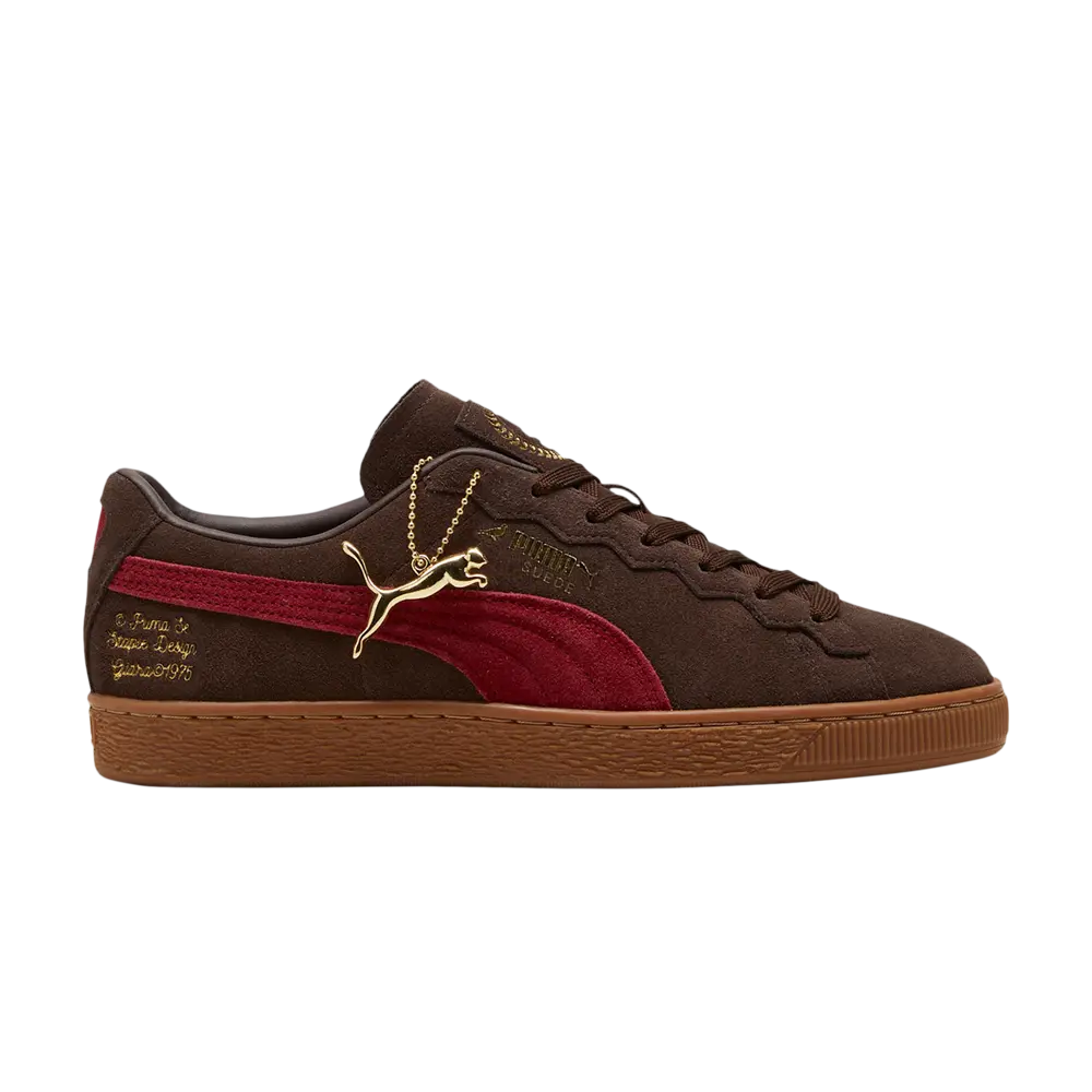 Кроссовки Jeff Staple x Suede Puma, коричневый