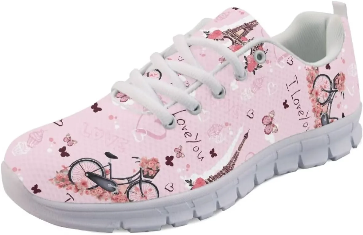 

Кроссовки для спорта и атлетики AmzPrint для мужчин, белая подошва, беговые кроссовки, тренировочные, прогулочные и повседневные, размер 6.5-13.5 US