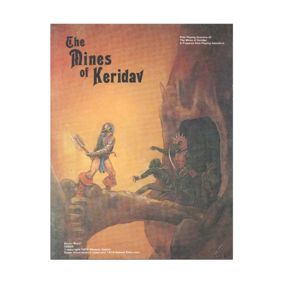 

Модуль Mines of Keridav (1st Printing), Role Playing Games (Phoenix Games)