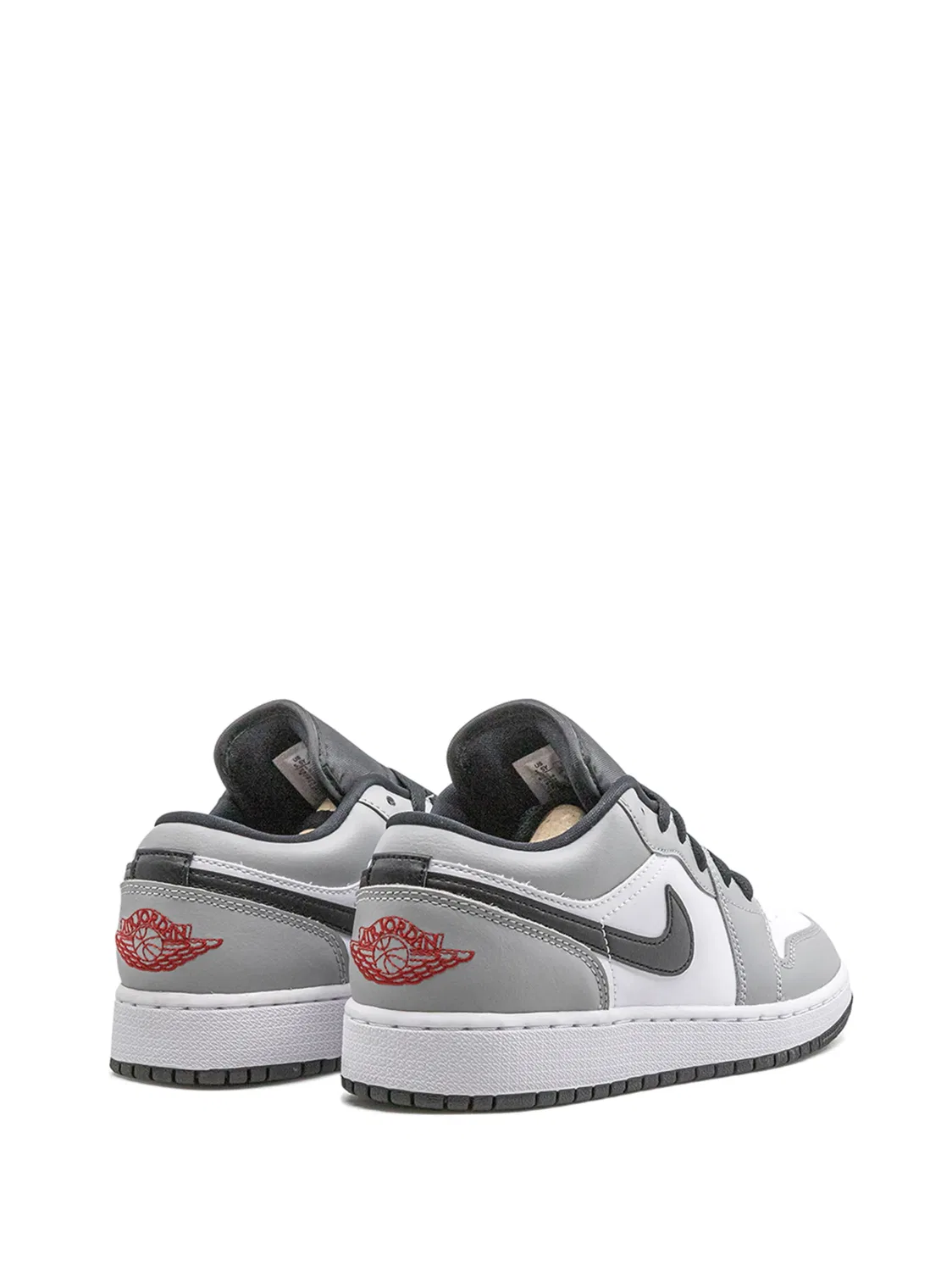 Кроссовки Air Jordan 1 Low в Светлом Дымчато-Сером Цвете — фото 3