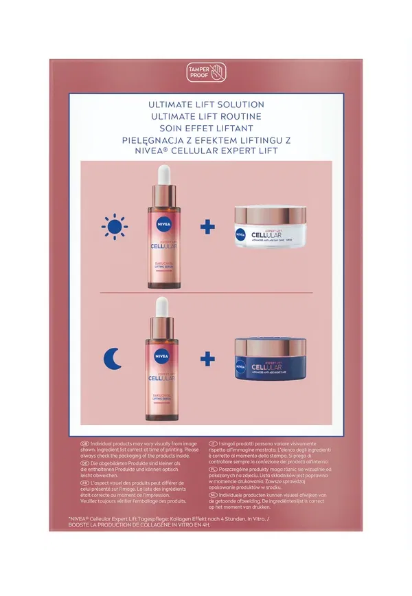 Набор косметики Bakuchiol Lift Nivea, Transparent 130 мл, прозрачный — фото 3