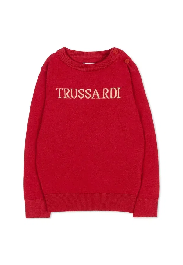 Джемпер 100% вискоза Tru Trussardi Junior Red, красный