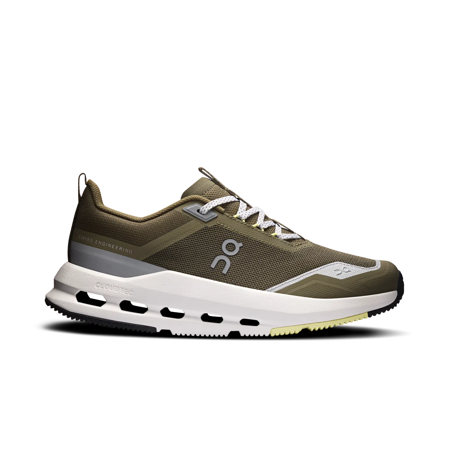 Детские кроссовки с амортизацией CloudTec Cloudnova Youth On, Olive Limelight