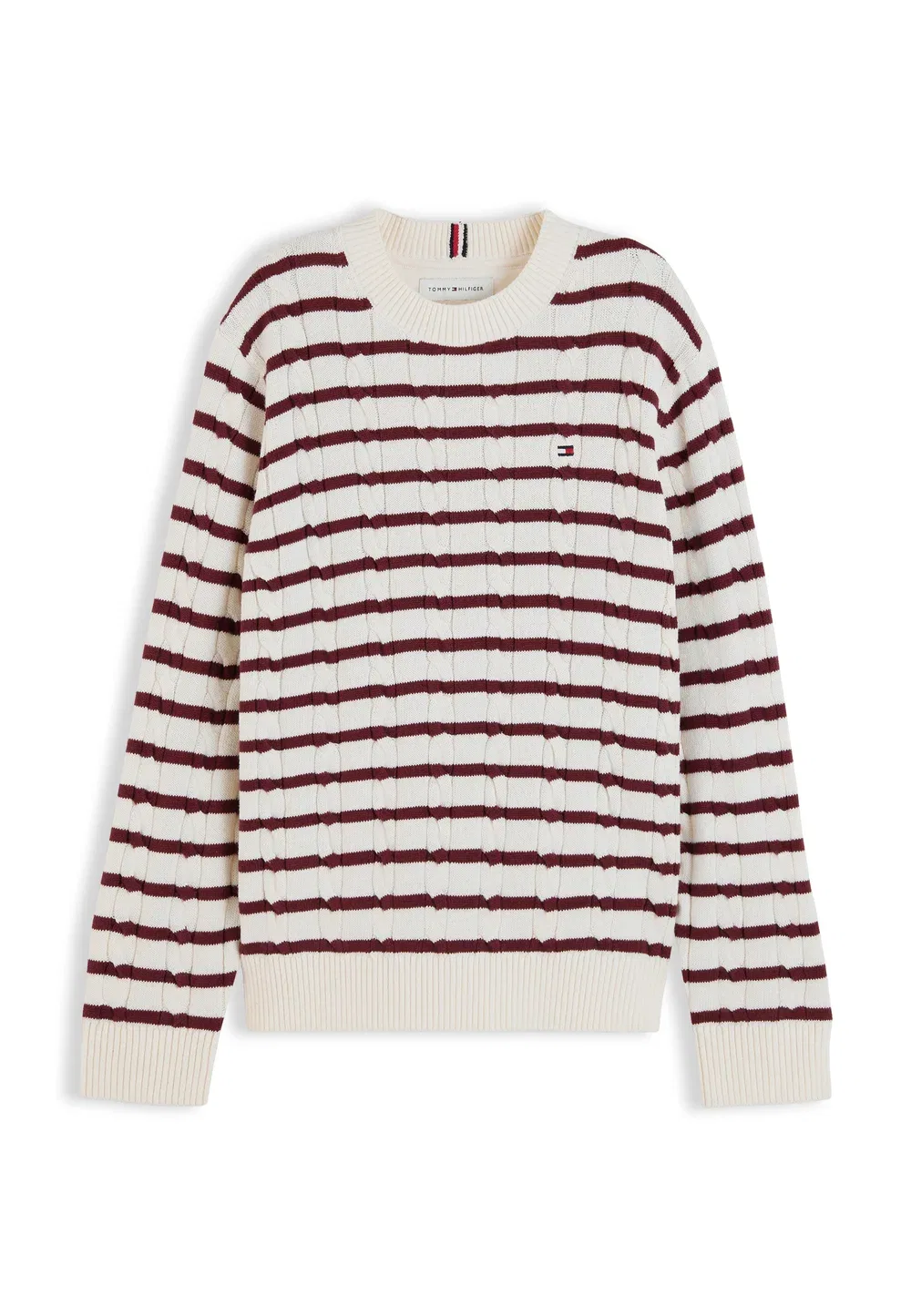 Прыгун Tommy Hilfiger, Ivory Petal/Burgundy — фото 4