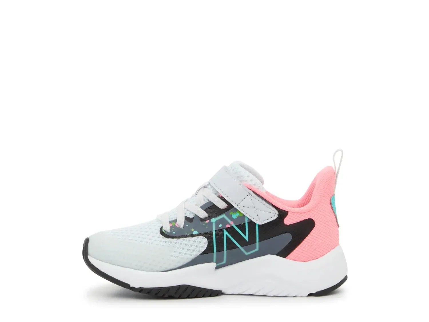 Кроссовки спортивные Rave Run v2 New Balance, белый/серый/розовый — фото 3