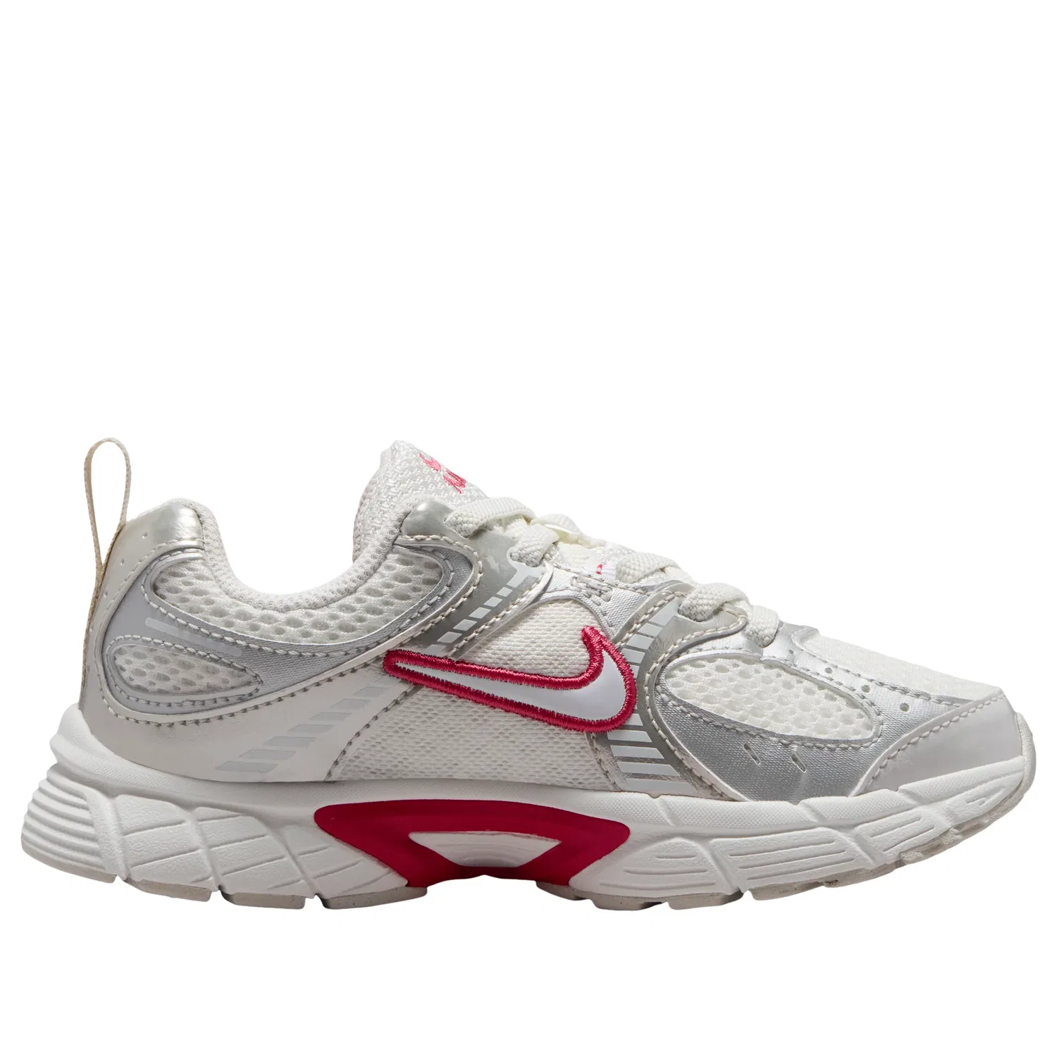 Детские кроссовки с сетчатым верхом V5 RNR 'Sail Tropical Pink' Nike, Sail/Tropical Pink/Phantom/White — фото 2