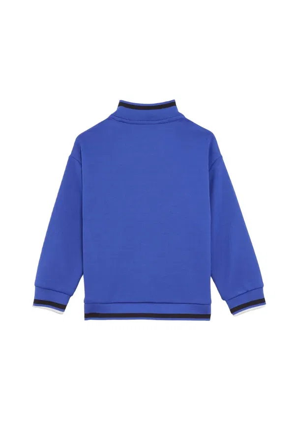 Худи с принтом Sporty slogan zip Marks & Spencer, синий — фото 2