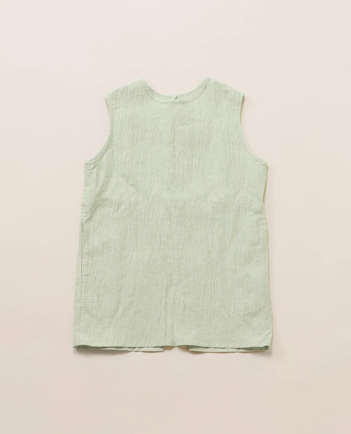 Детская туника без рукавов из льняной смеси IENA ENFANT, Light Green
