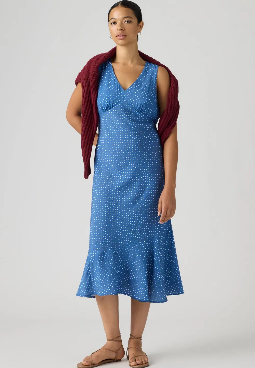 Брита - дневное платье Levi'S, Tovi Dot Delft Viscose — фото 2