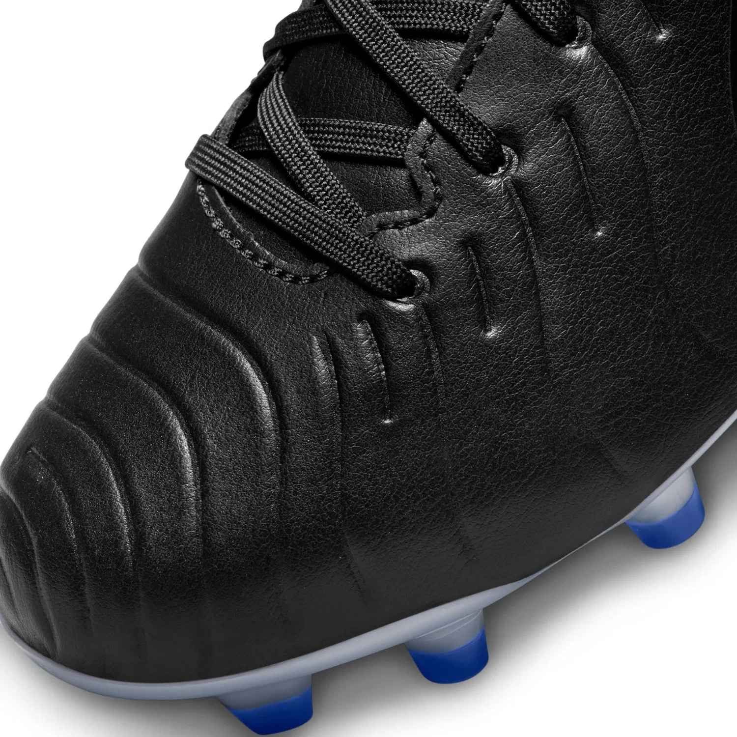 Детские бутсы для мальчиков с длинным рукавом Jr Zoom Superfly 9 Academy Ag NIKE, Black Chrome Hyper Royal — фото 4