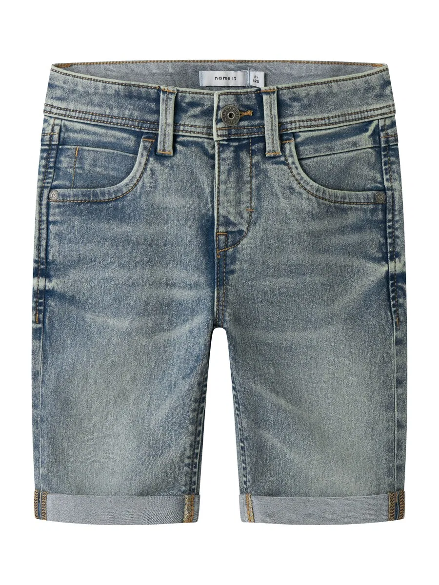 Джинсовые шорты NAME IT Slim fit 'Sofus' синего цвета