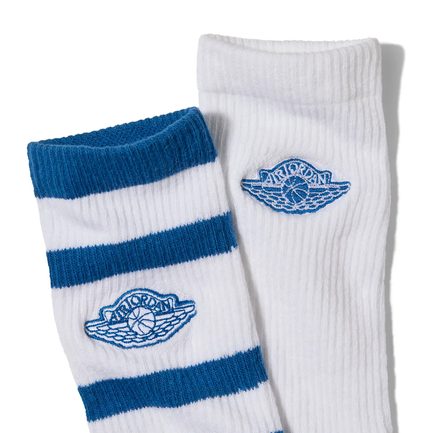 Мужские носки Air Jordan Everyday Elevated Mid Calf Socks (2 Pairs) 'True Blue White' Jordan, True Blue/White — фото 2
