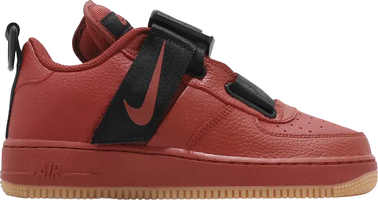 

Кроссовки Nike Air Force 1 Utility GS 'Dune Red', красный