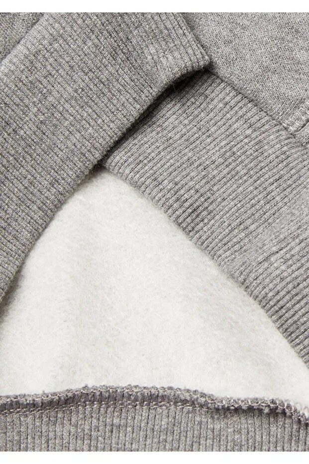 Детское для мальчиков свитшот с принтом United Colors Of Benetton, Anthracite Melange — фото 3