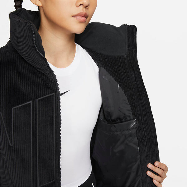 Куртка Nike Essential Therma Fit Oversize, черный — фото 4