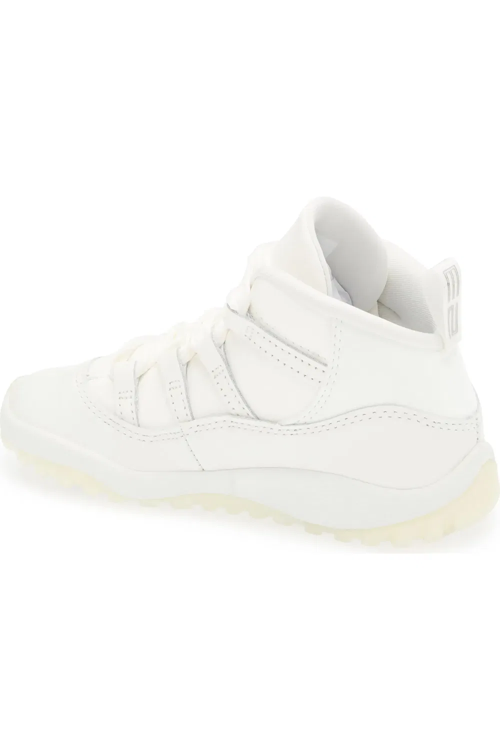 Кроссовки детские с анималистичным принтом 11 Retro Lace-Up Jordan, Sail/Pearl Grey — фото 3