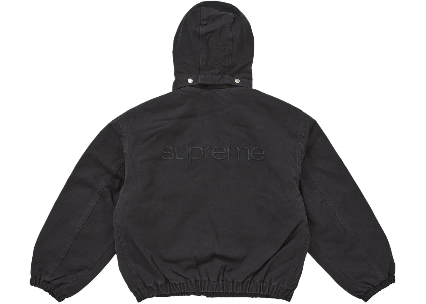Мужская куртка-бомбер с подкладкой из искусственного каракуля Supreme Jacket (FW25), Black — фото 3