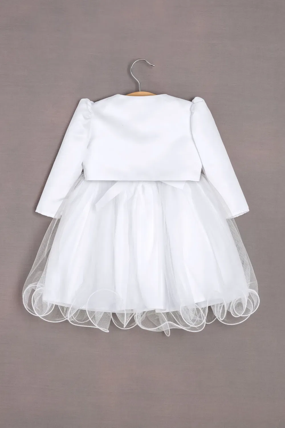 Детское платье-принцесса с болеро Baby Princess Uk Flower Girl Boutique, White — фото 2