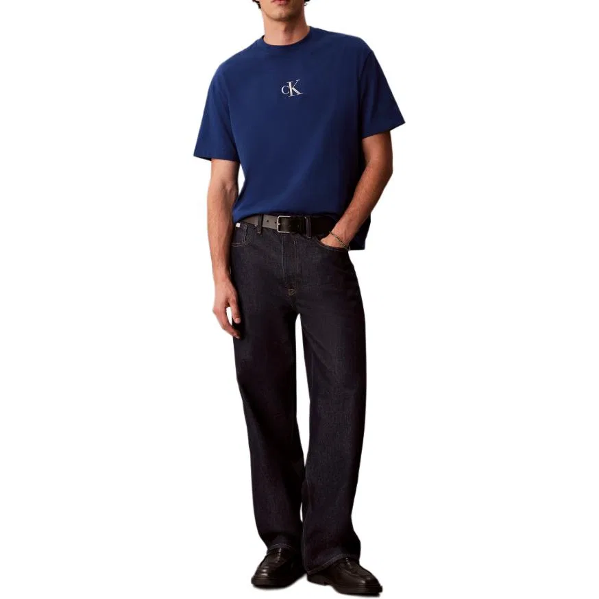 Мужская футболка с круглым вырезом Manor Blue Calvin Klein, Manor Blue — фото 4