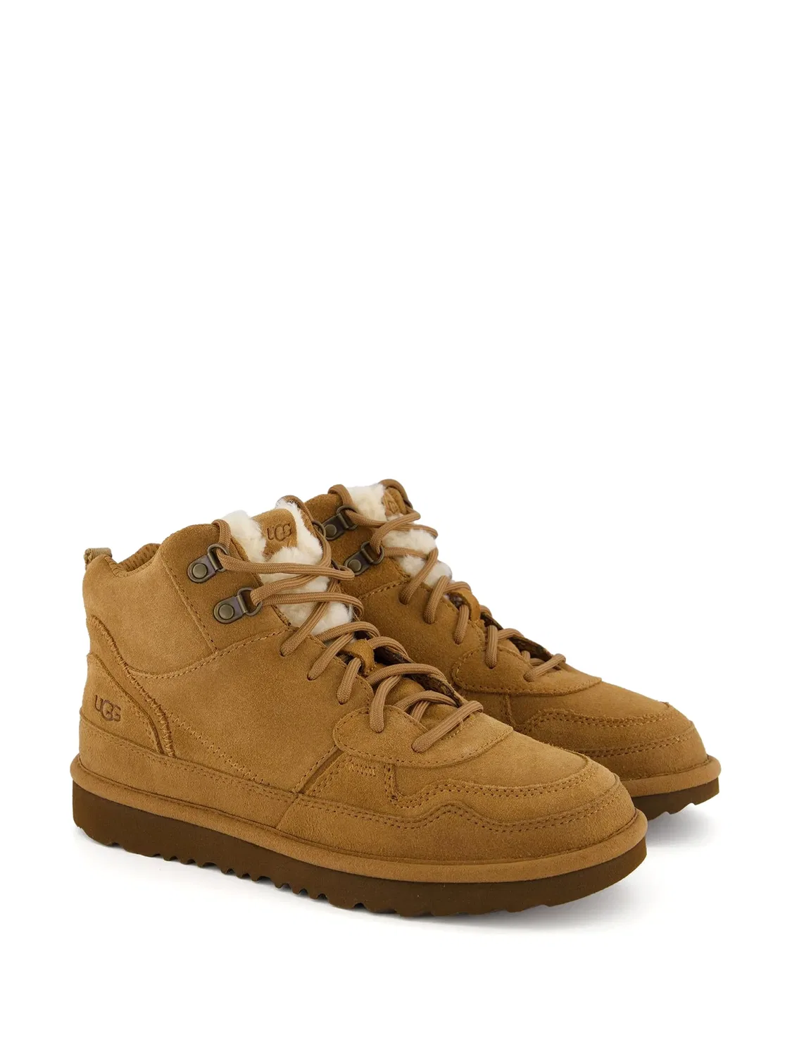 Кроссовки Highland Hi Heritage коричневые замшевые UGG, коричневый