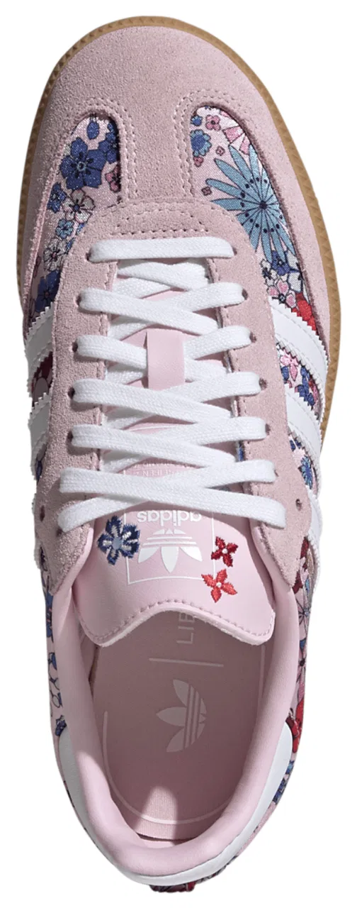 Кроссовки для девочек Samba OG Adidas, розовый/синий — фото 4
