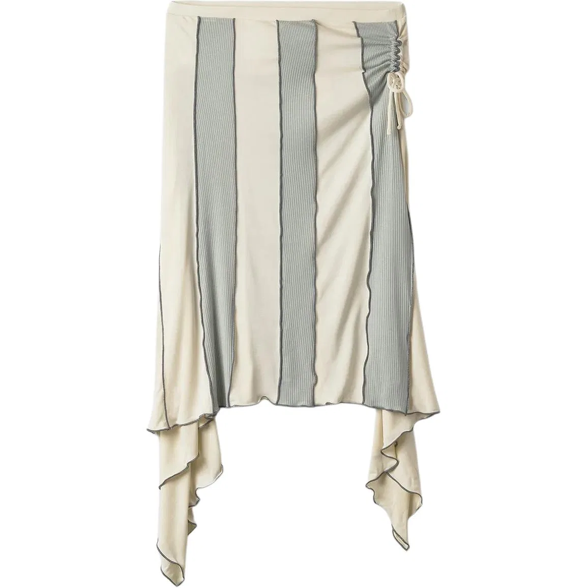 Юбка длинная трикотажная женская Light Gray DIESEL