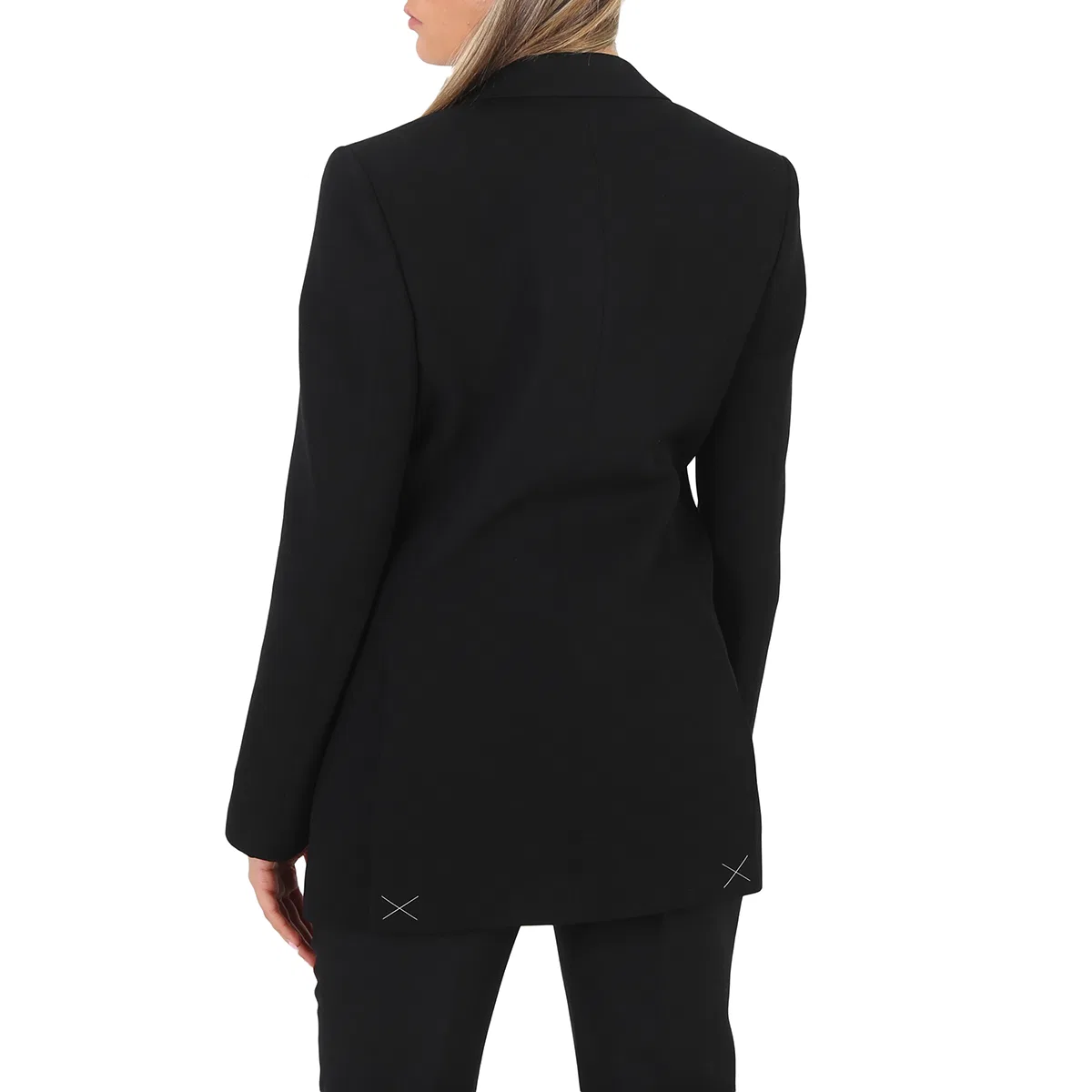 Женский пиджак приталенный однобортный Ladies Black Tailored Single-Breasted Blazer Jacket Burberry, Black — фото 3