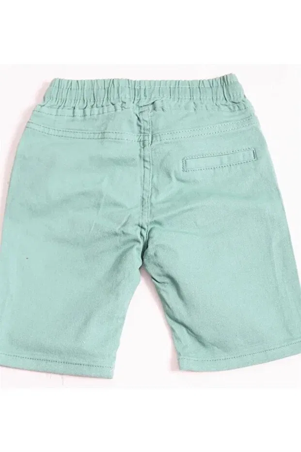 Детские шорты для девочек хлопковые Minny Max, Mint Green — фото 4