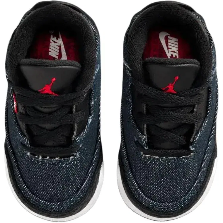 Детские кроссовки для малышей с высоким верхом Blue/Black Jordan, Blue/Black — фото 4