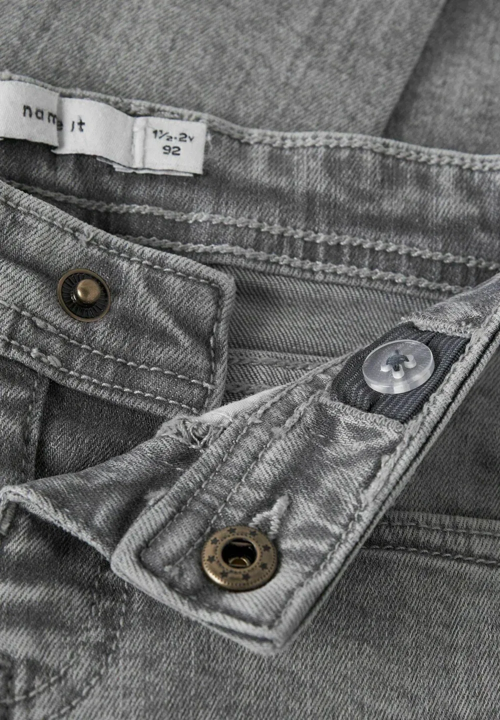 Джинсы зауженного кроя - джинсы зауженного кроя Name It, Medium Grey Denim — фото 3