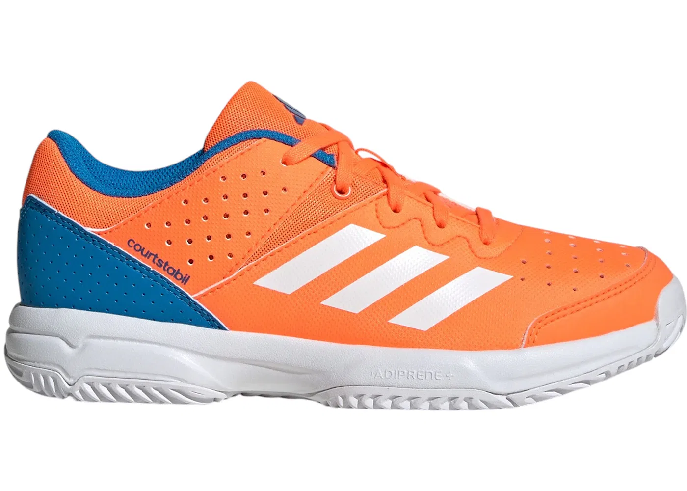 Детские кроссовки для мальчиков с перфорацией Adidas Court Stabil, Cloud White