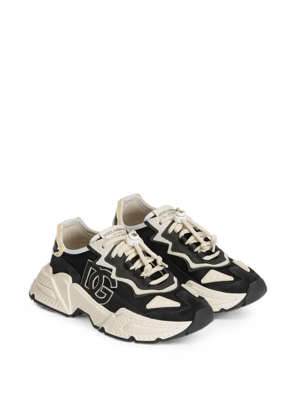 Кроссовки aymaster из замши Dolce & Gabbana Kids, черный
