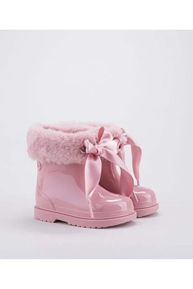 Детские сапоги для девочек водонепроницаемые Bimbi soft rain boots Igor, Pink — фото 2
