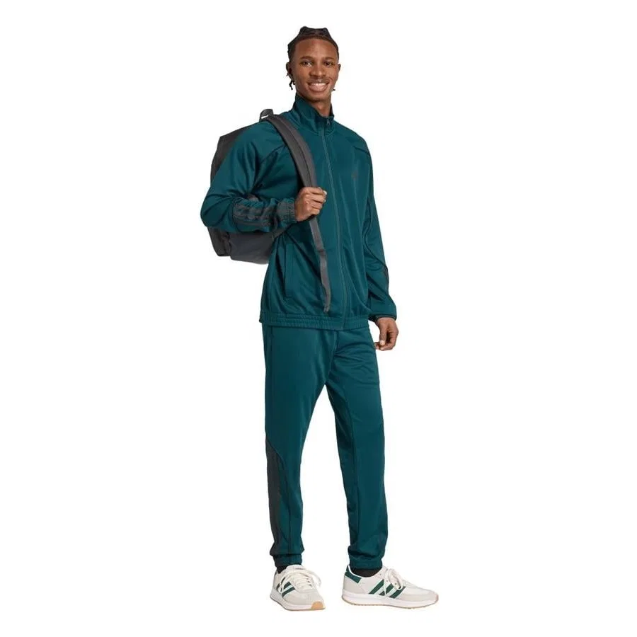 Спортивный костюм с молнией M 3s Stadium Ts JX5528 adidas, Зеленый — фото 4