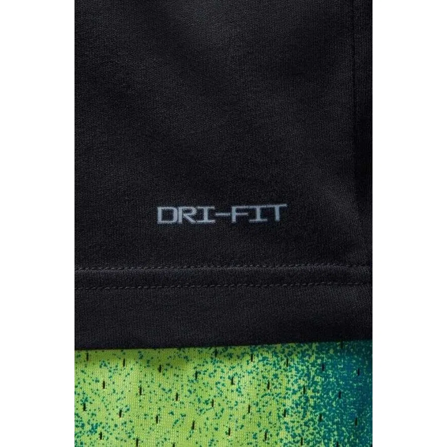 Футболка мужская с коротким рукавом с принтом MJ Graphic Short-Sleeve Crew Nike, Черный — фото 4