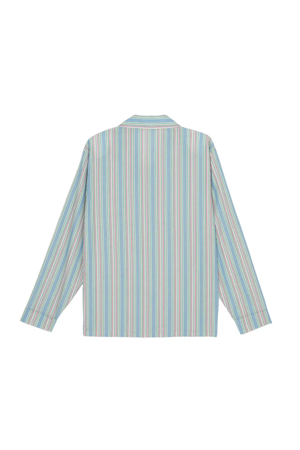 Рубашка из жаккарда в полоску свободного кроя ZARA, Light Blue — фото 4